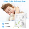 FEITON 90 CFM Bathroom Fan Exhaust Fan Ceiling Mount, 25W,