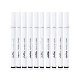 Atomy Adelica Brush Pen Eyeliner Black 10pcs / 애터미 아델리카 붓펜 아이라이너 블랙 10개