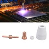 65Pcs Plasma Cutting Consumables Ceramic Copper Plasma Cutter Tips Kit