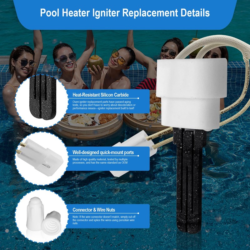 77707-0054 Igniter, Pool Heater Igniter Kit fits for Pentair Sta-Rite