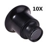 10X 15X 20X Black Jewelers Loupe Magnifier Magnifying Eye Loop