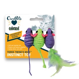 OurPets Play-N-Squeak RealBirds Pittsbird Wand Interactive Cat Toy