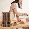 SOONHUA Electric Salt and Pepper Grinder Set, Rechargeable Salt and