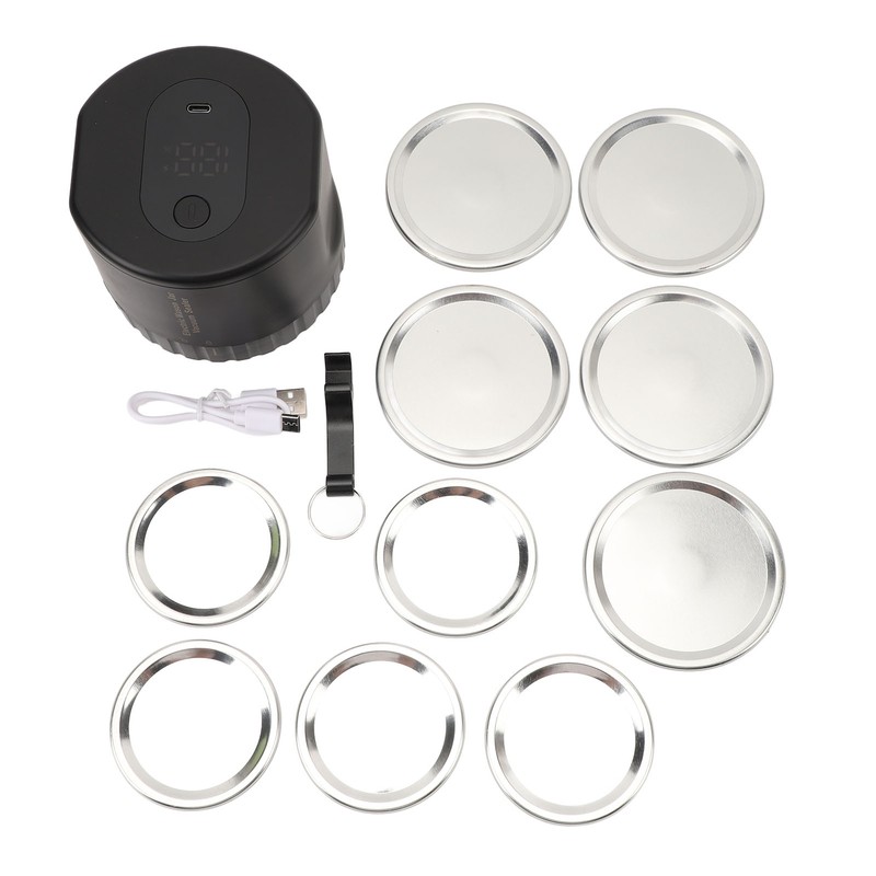 Electric Jar Vacuum Sealer Type C Charging Automatic Jar Vacuum