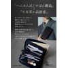 LS LASIEM Men's Long Wallet, Genuine Leather, Large Capacity, Small,