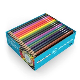 Classmaster Colouring Pencils For Adults & Kids, Coloured Pencils, Long-Lasting Colouring Pencils For Children, Softer Leads For Perfect Colour Laydown, Pre-Sharpened - 144PK