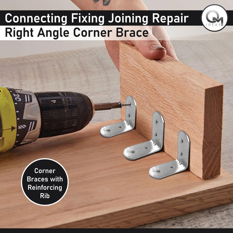 OMIDEAS 20 x Angle Bracket (30 x 30 x 16)