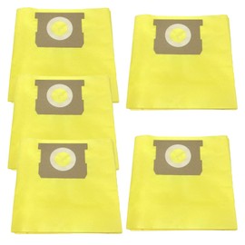 JUMBO FILTER 5 Pack 91964 Type D High Efficiency Vacuum Filter Bags Compatible with Shop-Vac 4 Gallon Vacuum, Replacement 9196400 9196433
