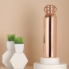 HealthGoodsIn Pure Copper Hammered Water Bottle with Carrying Handle 1000