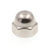 Prime-Line 9077137 Acorn Cap Nuts, #8-32, Grade 18-8 Stainless Steel