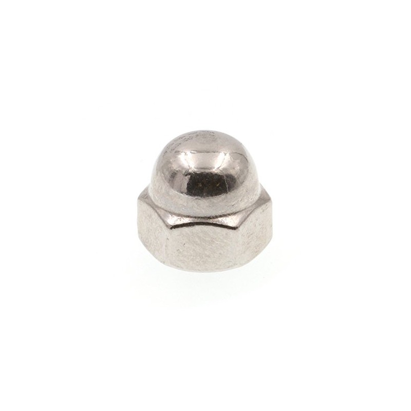 Prime-Line 9077137 Acorn Cap Nuts, #8-32, Grade 18-8 Stainless Steel