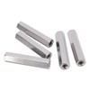Tissting Hex Coupling Nut M8 x 1.25, 5 Pcs, 13mm