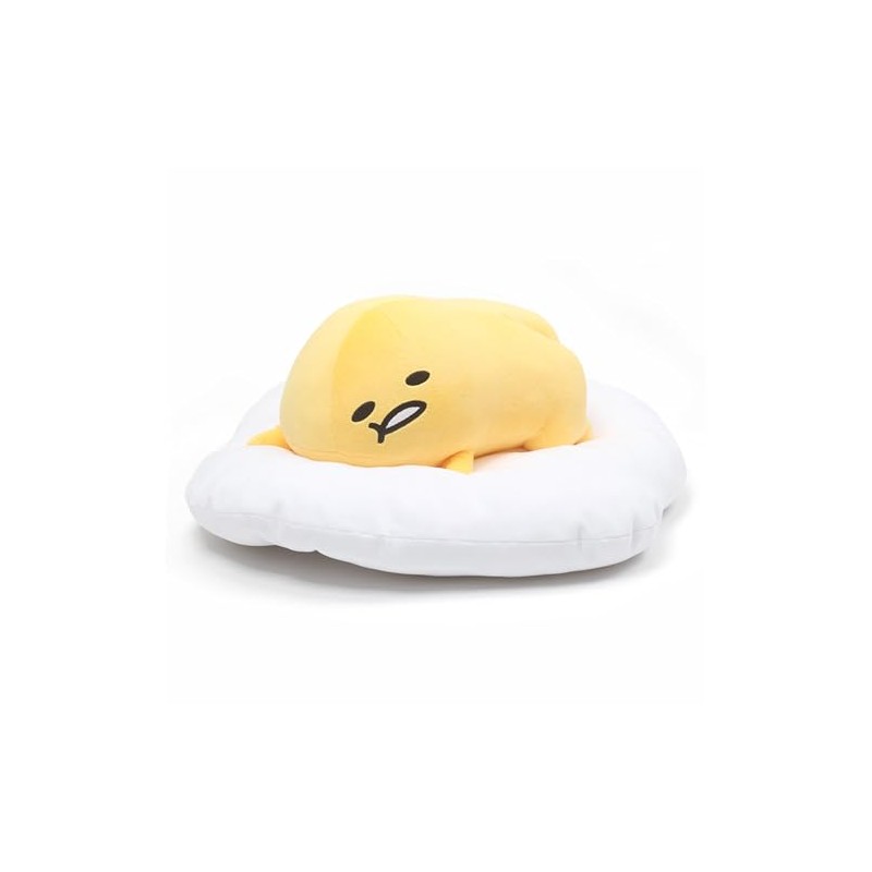 GUND Gudetama The Lazy Egg Laying Down Plush, Sanrio Plush,