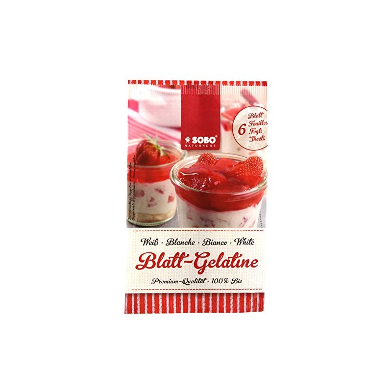 Sobo Organic Leaf Gelatin (Pack of 6)