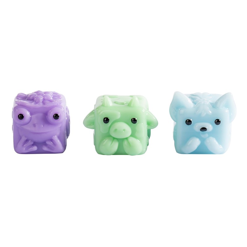 MushyKinz Mini Mystery Mushies 3 Pack, Sticky Stretchy Taba Squishies-