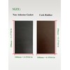 YAMAKATO RTV Gasket Maker, Black Silicone Sealant and 2 Thick