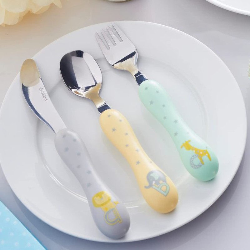 Viners Kids First Cutlery Set - Toddler’s Textured Easy Grip