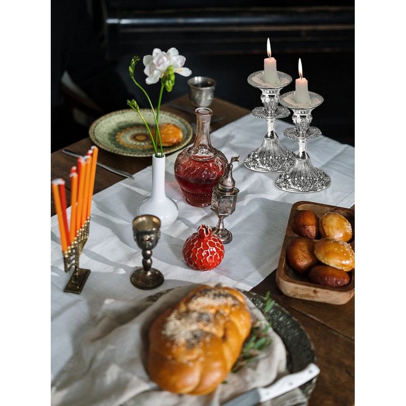 Ner Mitzvah Disposable Foil Candle Holders - Heavy Duty Aluminum