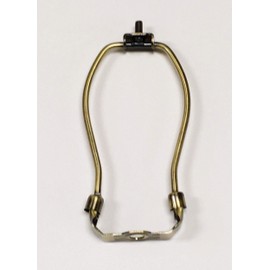 Lamp HARP-6" Heavy Duty W/Saddle 3 Finishes:Antique Brass, Polished Brass and Polished Nickel (1 Pc.) (Antique Bras)