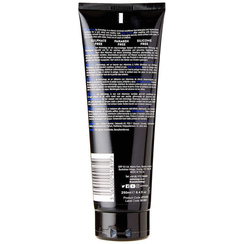 Animology Dog Shampoo and Conditioner, 250ml, Pack of 2