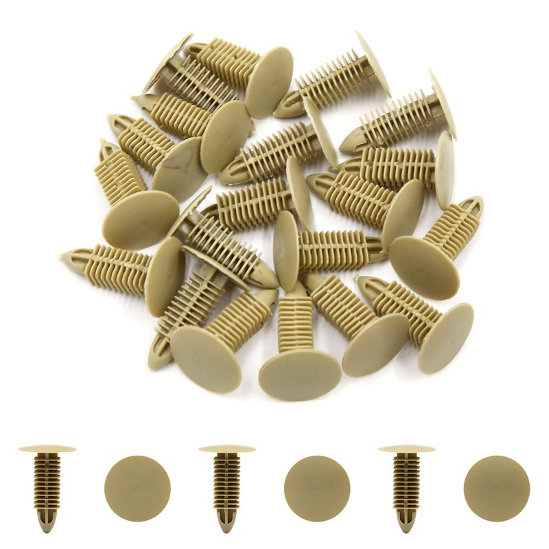 sourcingmap 20pcs 8mm x 8mm Hole Car Card Hole Trim