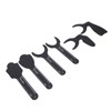 6pcs Intraoral Photographic Black Background Metal Dental Photo Backdrop Contrastor