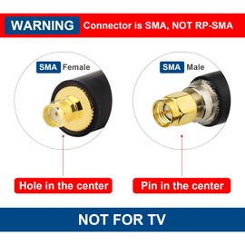 XRDS -RF 10FT KMR400 SMA Male to SMA Female Low-Loss Coax Cable for 3G 4G LTE, 5G Modems/Routers, Ham, ADS-B, SDR, GPS