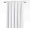 Lush Decor Hygge Stripe Shower Curtain, 72" x 72", Navy