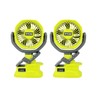 RYOBI 2 Pack of PCF02B 18V Cordless 4 in. Clamp