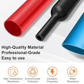 ASHINER ASHINER Heat Shrink Tubing Kit - 580Pcs EVA Material in 6 Colors and 11 Sizes - Ideal for Electrical Insulation, Repairs, and Wire Connectors with User-Friendly Design and Storage Case