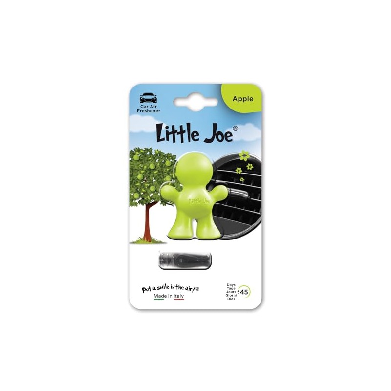 Little Joe Green Apple/Grüner Apfel, ca. 45 Tage Lufterfrischer, Autoduft,