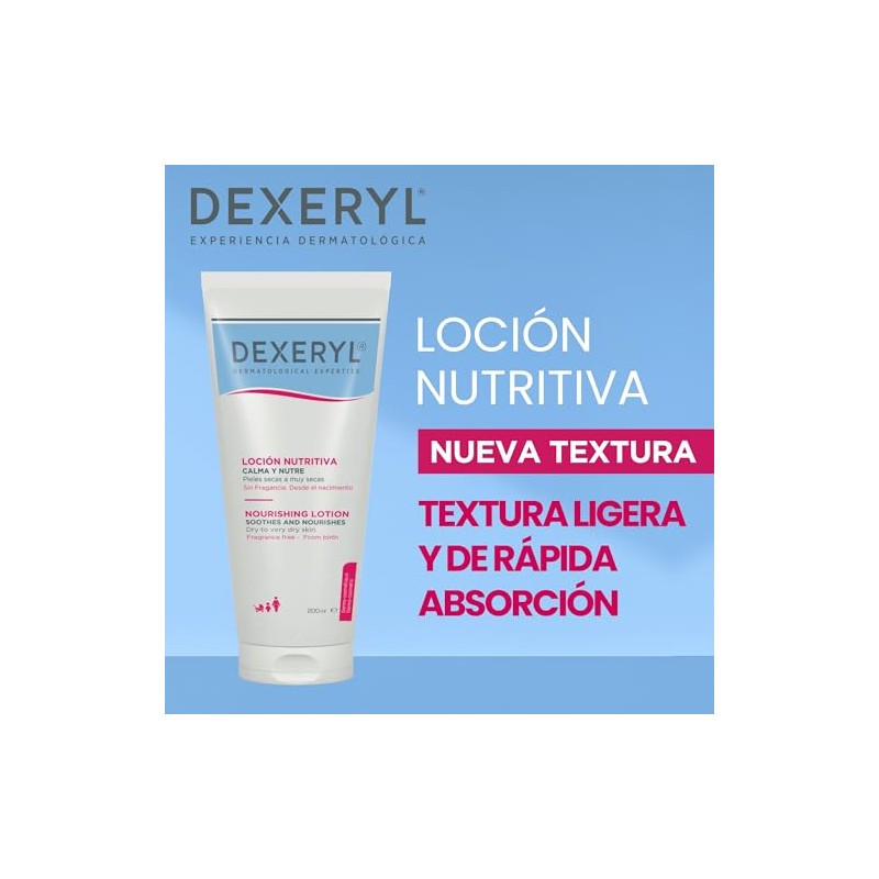 Dexeryl Loción Hidratante Nutritiva Piel Seca y Muy Seca Nutre