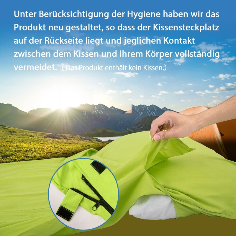 JAICOM Sleeping Bag, Ultralight Silk Sleeping Bag for Travel, Comfortable