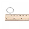 sourcing map 316 Stainless Steel Round Ring Welded O-Rings 20mm(0.79")