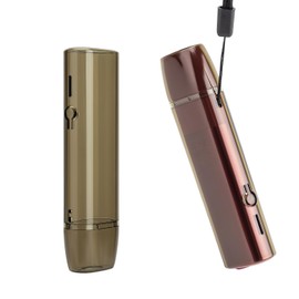 YiTenn Protective Case Cover PC Hard Case with Lanyard for iqos iluma one (Dark Grey)