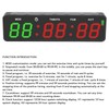Gym Timer, Training Interval Timer, Stopwatch, Countdown, Large Digital Wall