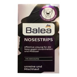 Balea Noses Trips With Activated Carbon, 3 Strips (1 Pack) (1 Pack)