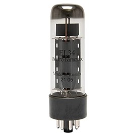 ELECTRO-HARMONIX TEHEL34/MQ Evacuated Tube EL34/MQ Matched Set of 4 Straight/T Partial Heat 5 Pole Tube TEHEL34/MQ