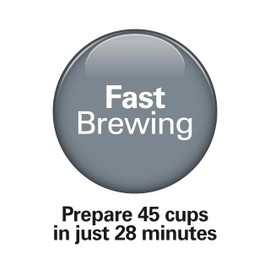 Hamilton Beach 45 Cup Fast Brew Coffee Urn and Hot Beverage Dispenser, 40521