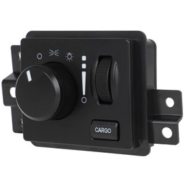 SCITOO Headlight Switch for DODGE DAKOTA 2005-2010 for DODGE RAM 1500 2500 3500 PICKUP 2006-2008 Headlight Dimmer Switch 56049636AC, 56049636AD, HLS1345, 1S7781, SW5316
