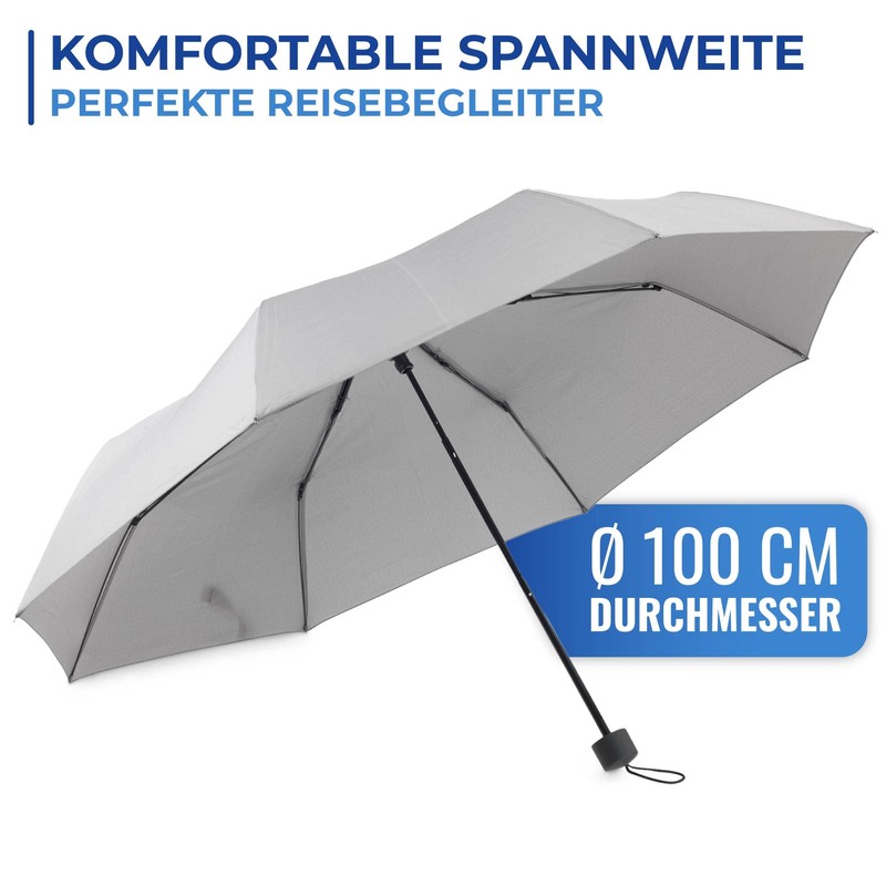 Maximex 2-in-1 Pocket Umbrella with Bag, Space-Saving Pocket Umbrella with