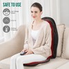Snailax Back Massager with Heat, Memory Foam Chair Massage Pad,