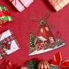 Christmas Windmill Diamond Art Tabletop Kits for Adults