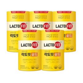 Lactopit Chong Kun Dang Lactopit Gold Lactopit Live Lactobacillus Gold 50 sachets / 종근당락토핏골드 락토핏 생유산균 골드 50포 X 5통