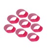 Motoforti 8pcs Reflective Bands for Arm Cycling Reflective Armbands Pink