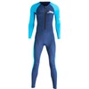 Cressi Wahoo 2 mm Lady Monopiece Wetsuits, Azure/Blue, XL