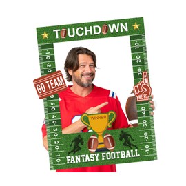 Football Theme Selfie Frame, Football Party Selfie Frame, Sports Parties, Game Day, Football Season Selfie Frame, Photo Booth Frame Pros, VP6472
