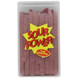 Sour Power Belts, Watermelon (150-Count Belts), 42.3-Ounce Tub, 150 Count (Pack of 1)