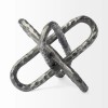 Homeroots Silver Metal Chain Link Sculpture