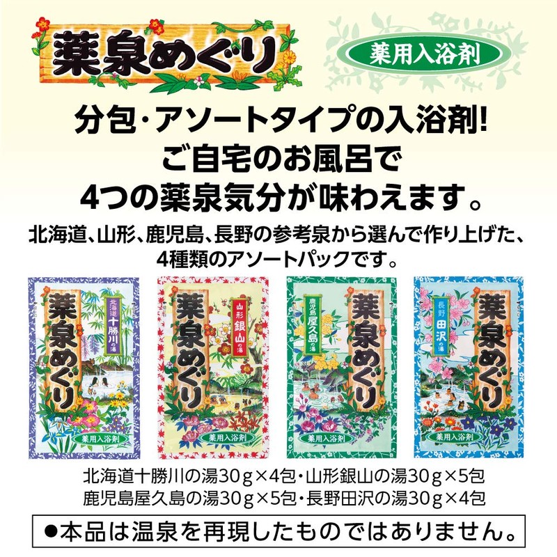 Japanese Hot Spring Bath Powders - 30 g x 18